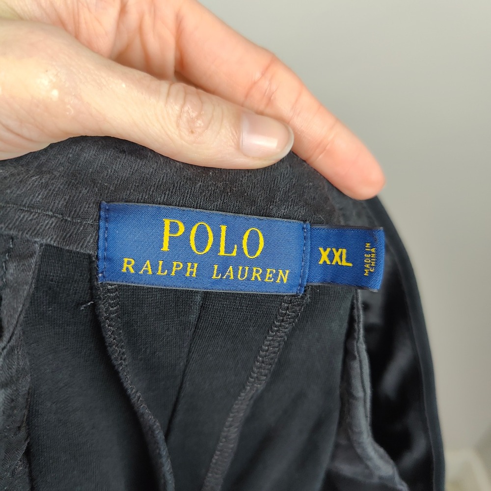 Polo Ralph Lauren Jogger Pants Mens XXL Black Cotton Blend‎ Casual Comfort - Picture 8 of 11